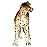 FUNSHOWCASE African Jungle Animals Female Cheetah Toy Figure Realistic Plastic Figurine Height 2.2-inch