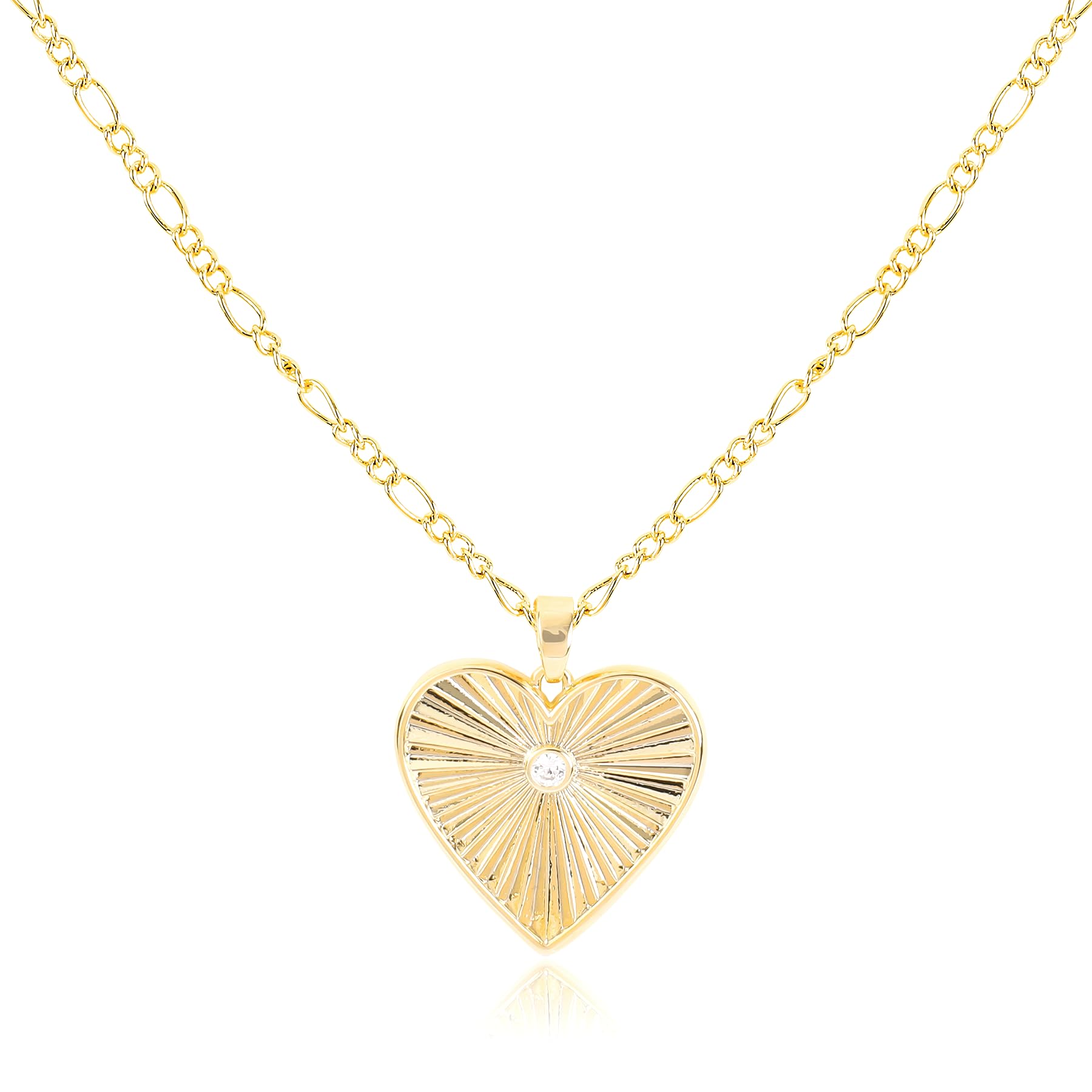 Mezzaluna America Aquila Luna Cuore Asso di Picche Sole Luna Faccia Gufo Stella Marina Farfalla Cuore Ciondolo Amore, Ti Amo Fino alla Luna e Ritorno, Ciondolo Luna e Stella con zirconi cubici