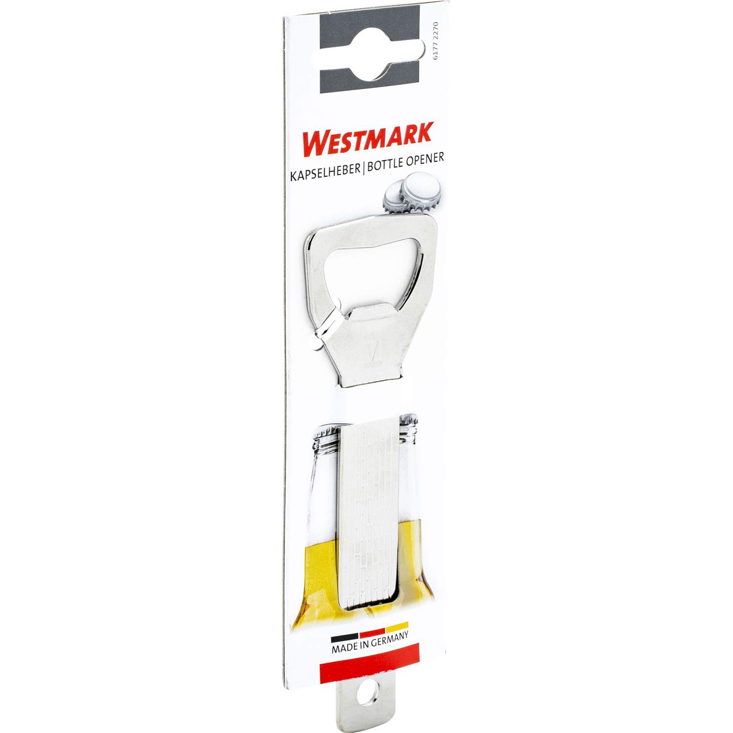Westmark Otwieracz do butelek, stal, srebrny, 13,35 x 4 x 0,25 cm