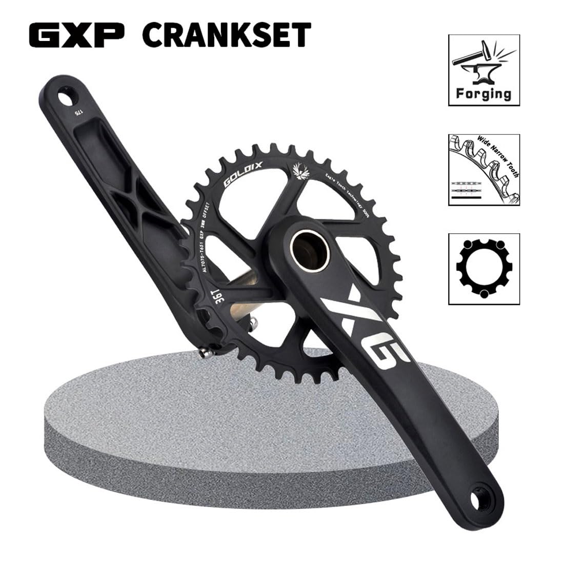 パーツ Sram X01 170mm 38t Sram X01 170mm 38t