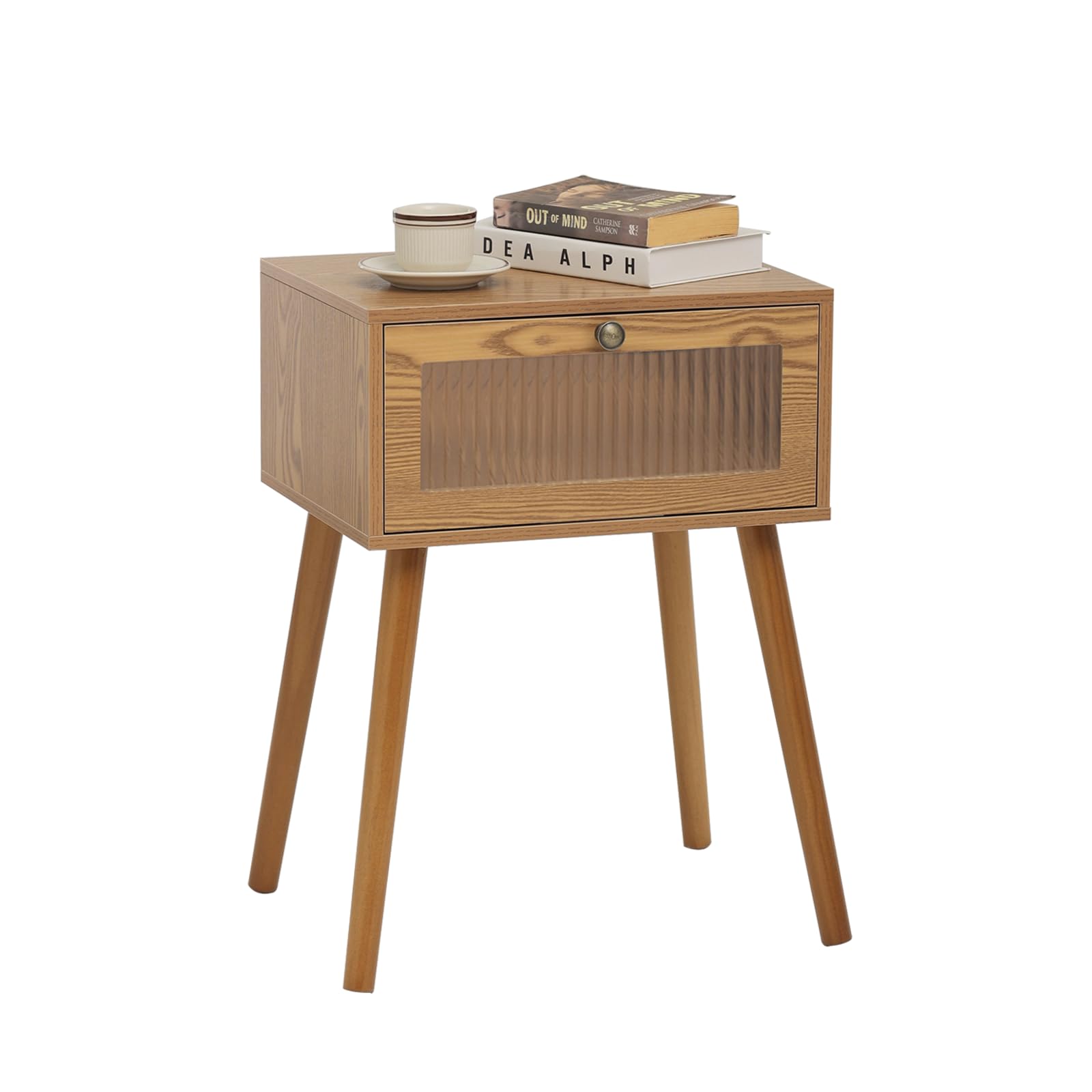 Mid Century Small Bedside Table Target AWASEN Mid Century Modern