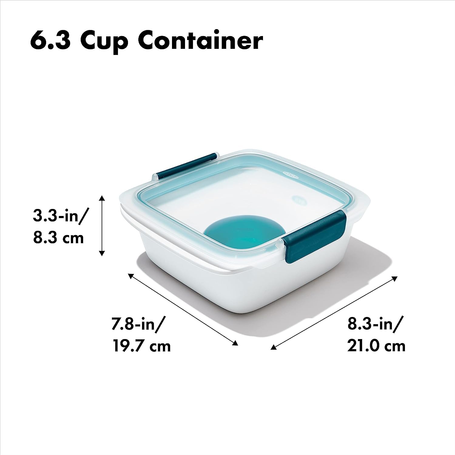 OXO Good Grips Prep & Go Lot de 4 récipients à salade étanches 6,3 tasses