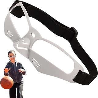 zwxqe Basketball Goggles, Dribbling Sports Glasses, Protective Basketball Eyewear, Sturdy Practice Equipment, for Kids Players, Enhances Vision and Safety During Training 36.81 Inch