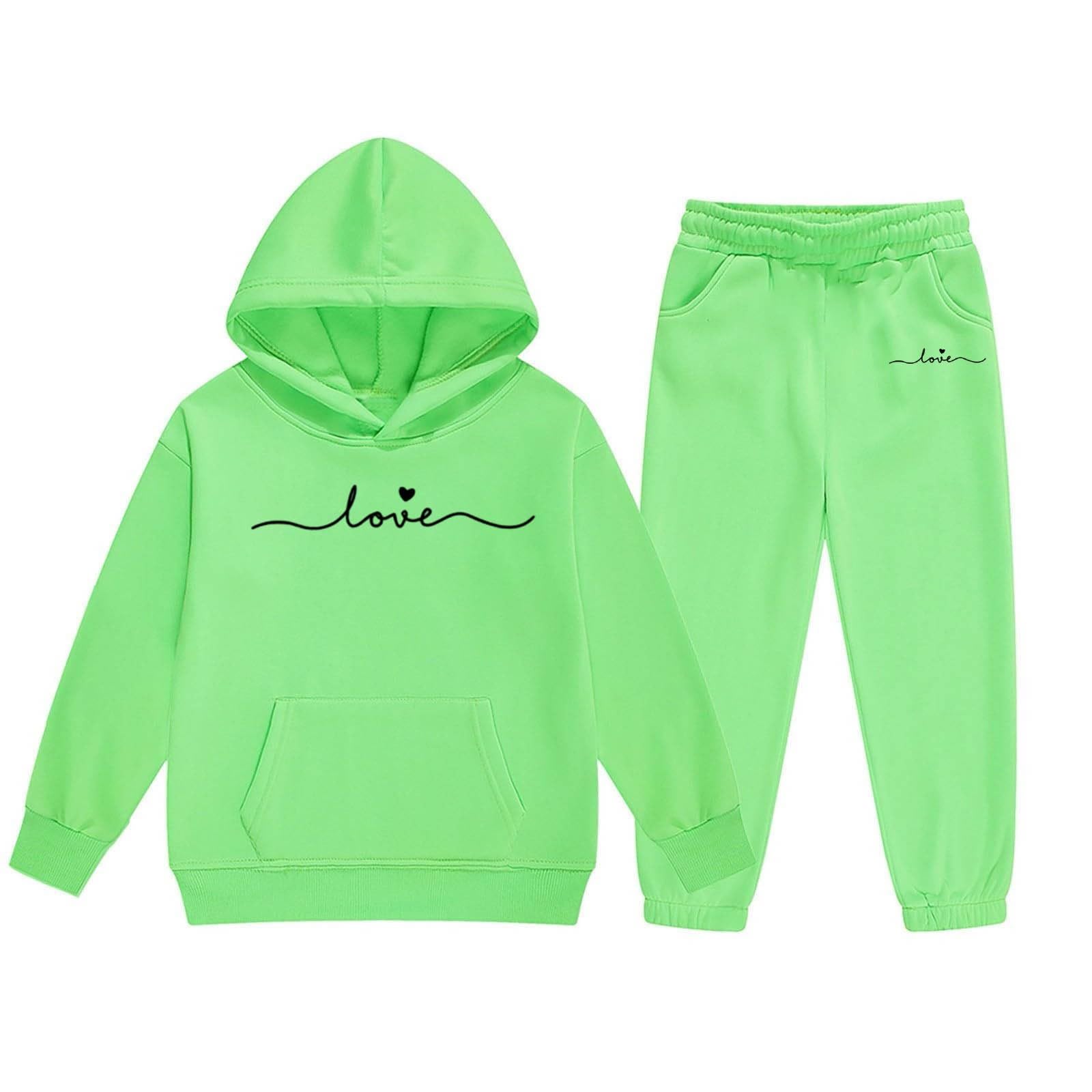 Conjunto de ropa de invierno para niña sudadera pantalones 5