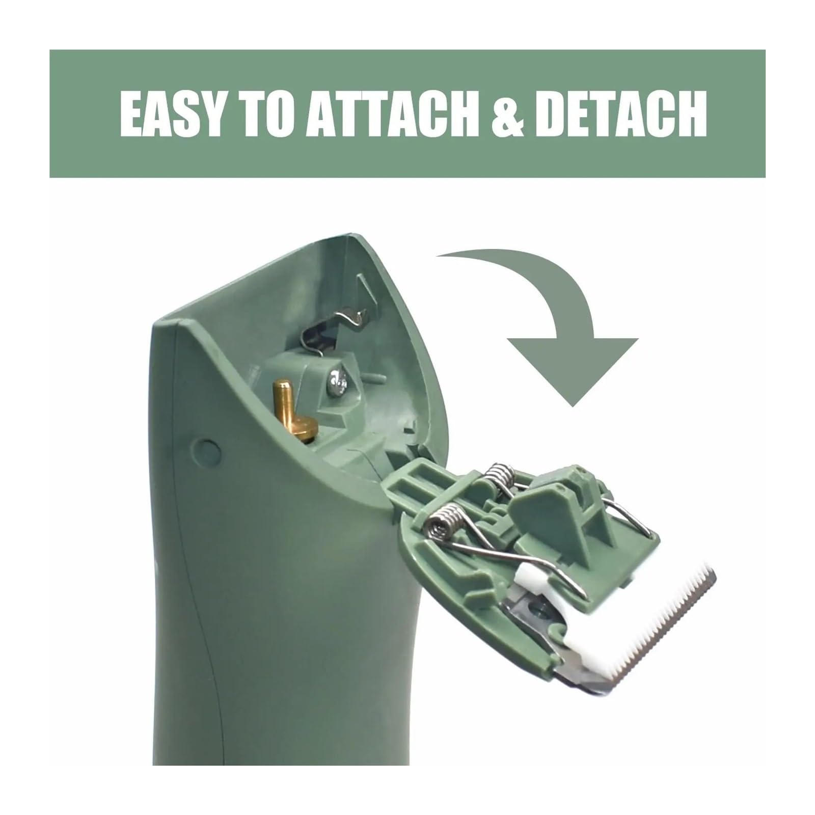 Lama Di Ricambio For Rifinitore. Compatibile Con Meridian Trimmer Plus | Basso rumore, facile da pulire(Green-2pcs)
