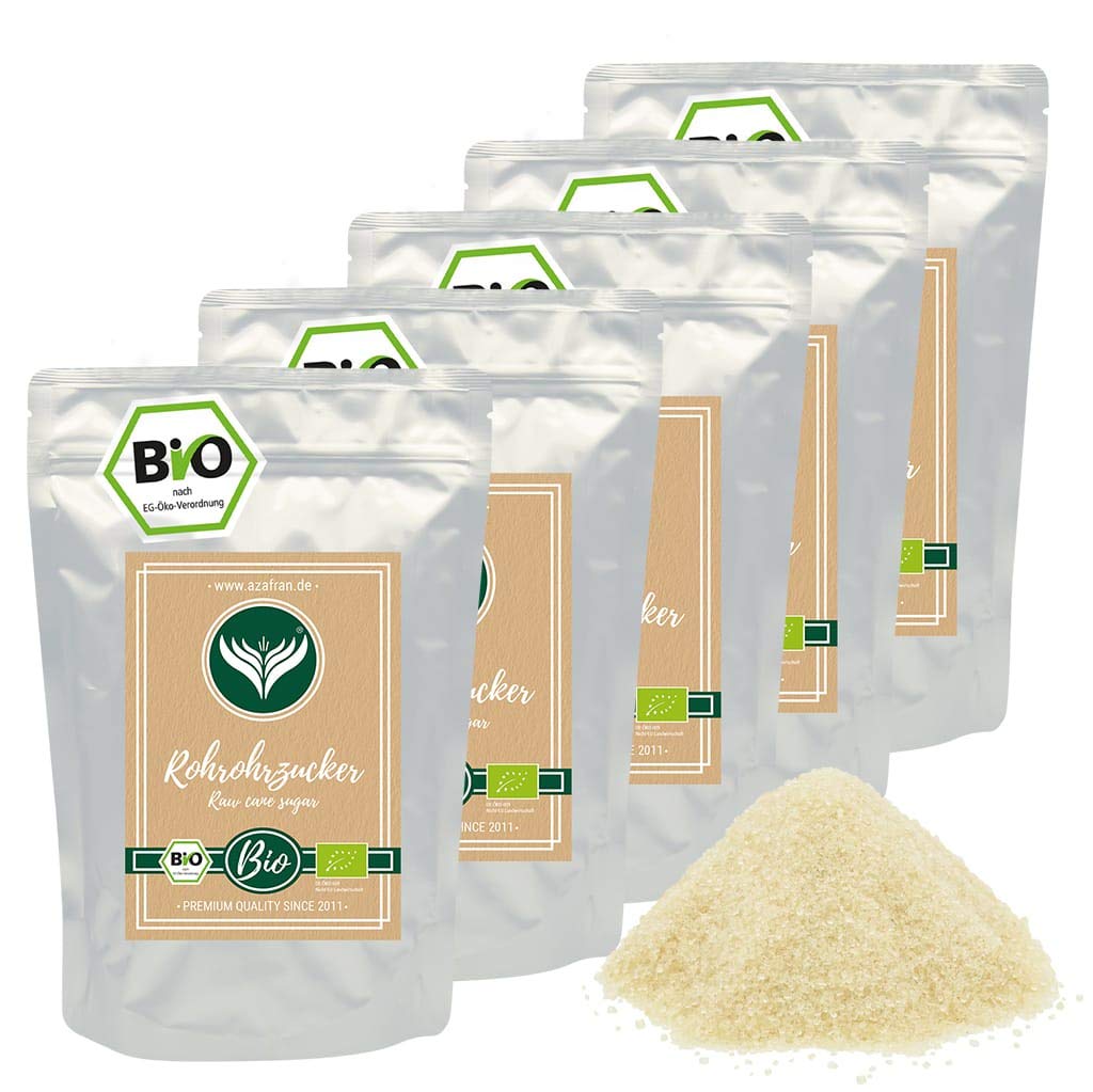 Azafran BIO Rohrohrzucker zartgold fein gemahlen 5kg