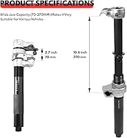 Vista 4 de BILITOOLS Herramienta de suspensión, herramienta de compresor de resorte con kit de herramientas de tuerca de puntal
