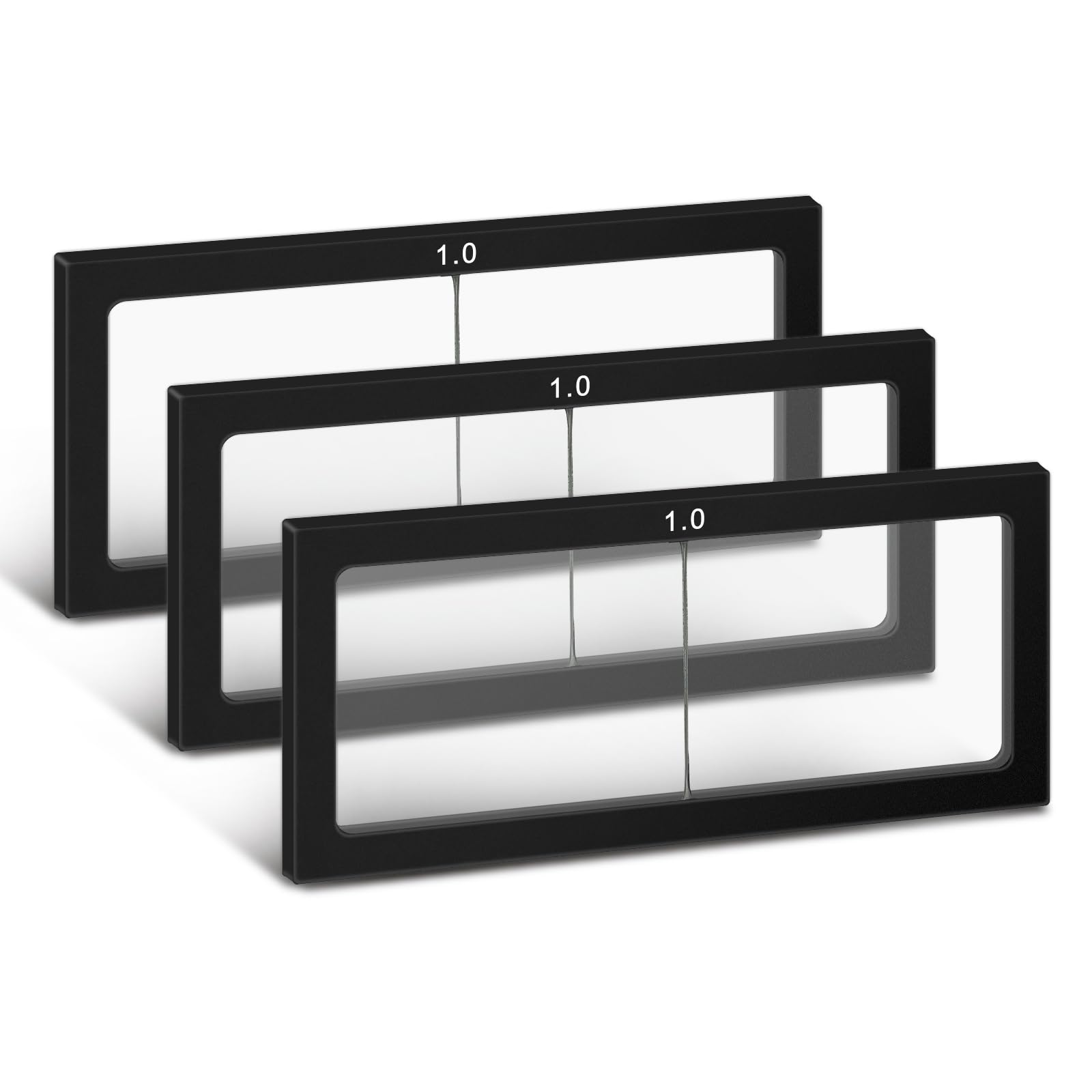 Lot de 3 lentilles de soudage grossissantes, 1.0/1.5/2.0/2.5/3.0 dioptrie pour casque de soudage, inserts de lentilles de protection universelles pour la sécurité de soudure, améliorer la précision et