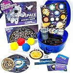 The Young Scientists Club Space Adventures Pack, STEM Kit, 13 Educational Activities, Reusable Backpack, Navigator, DIY Constellations, Card Game & More, Multi
