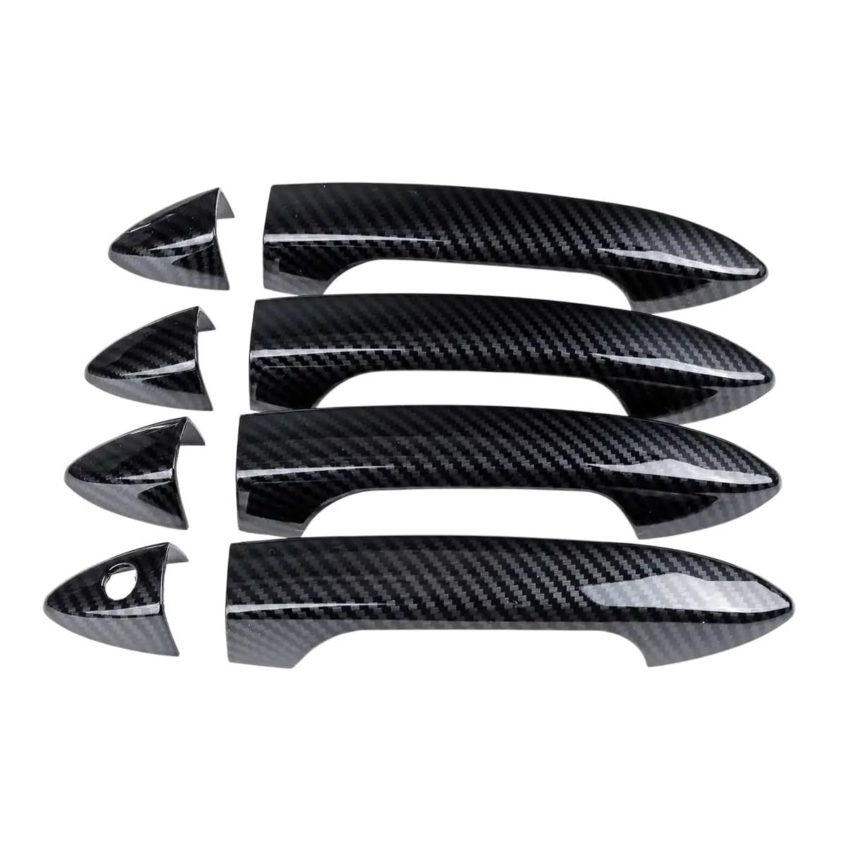 Poignée de porte extérieure voiture protection anti-rayure style carbone Accord 9