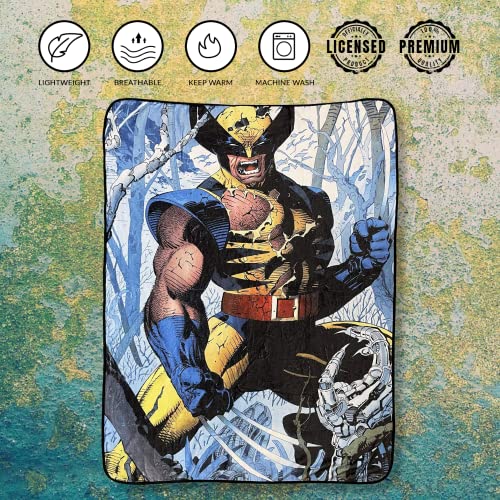 Jeté de lit Wolverine Jim Lee idéal pour soirée ciné - 6