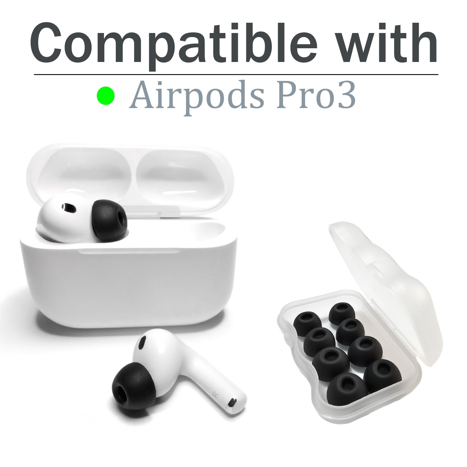 Amazon | AirPods Pro 3用低反発素材イヤーチップ - 交換用チップ [XS