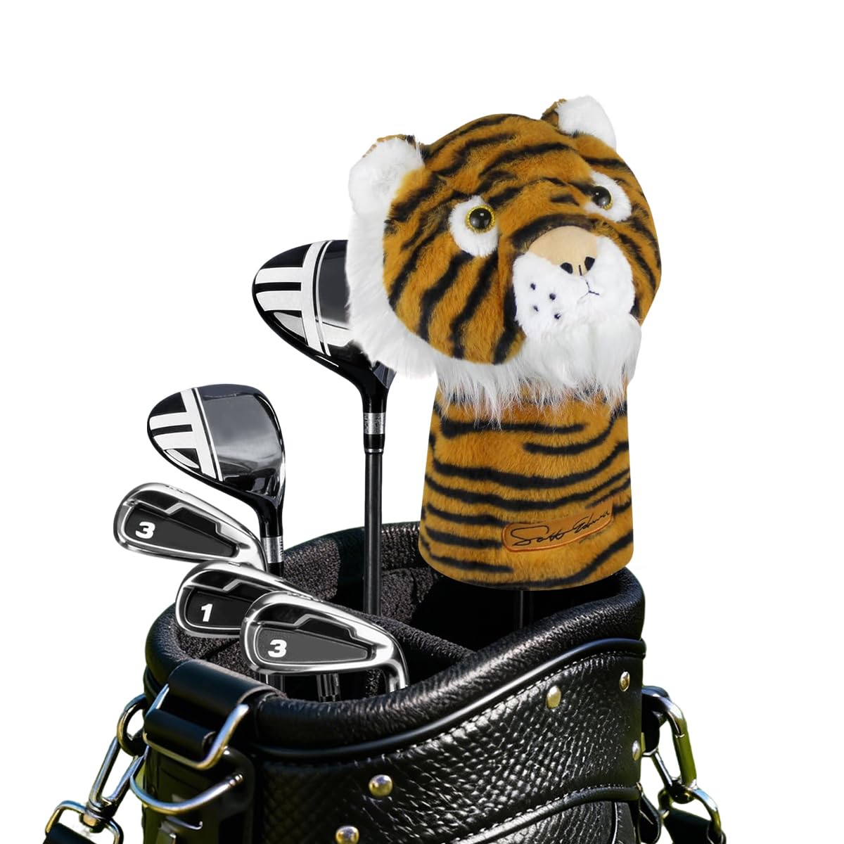 Scott Edward Animal Zoo Golf Club Covers - Suitable for Drivers and Fairways - Cute Dogs - Fun and Functional