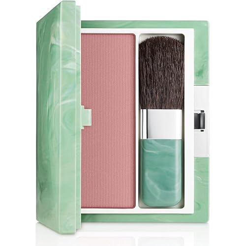 Clinique Soft-Pressed Powder Blusher Blush | Buildable Color + Natural Finish, New Clover