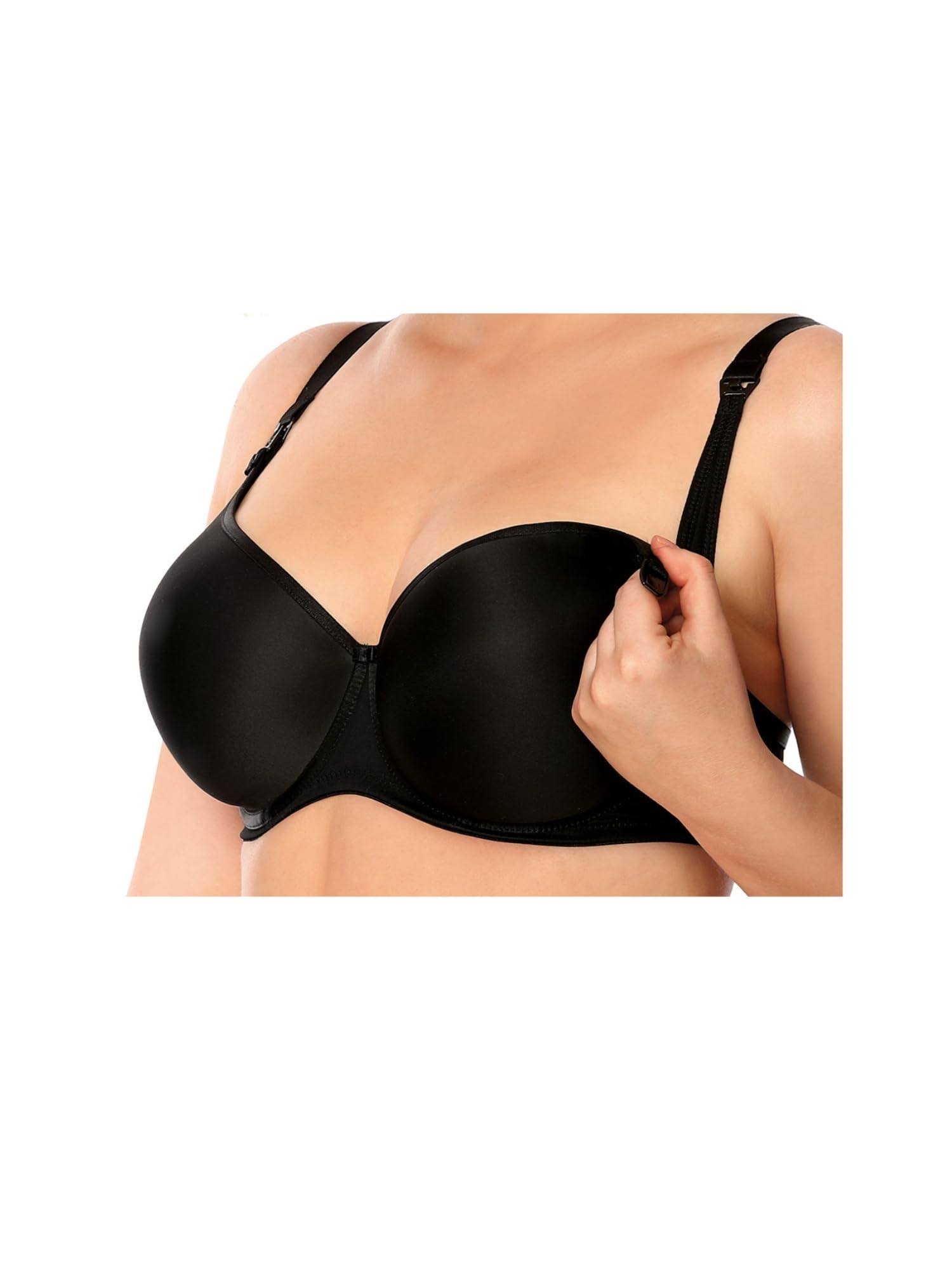 mefemi still BH Anna - Bequemer Maternity Bra für Schwangere und Stillende - Glatte Cups - BH ohne bügel - Natürliche Form und Optimaler Halt - Ideal für Jede Mama