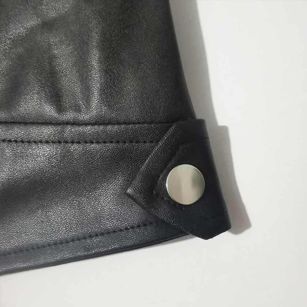 Chaqueta de piel sintética para hombre, estilo bomber para motocicleta, ajuste delgado, suave al tacto, clásico, cuello alto, casual, con cremallera, grueso, cálido, resistente al viento,