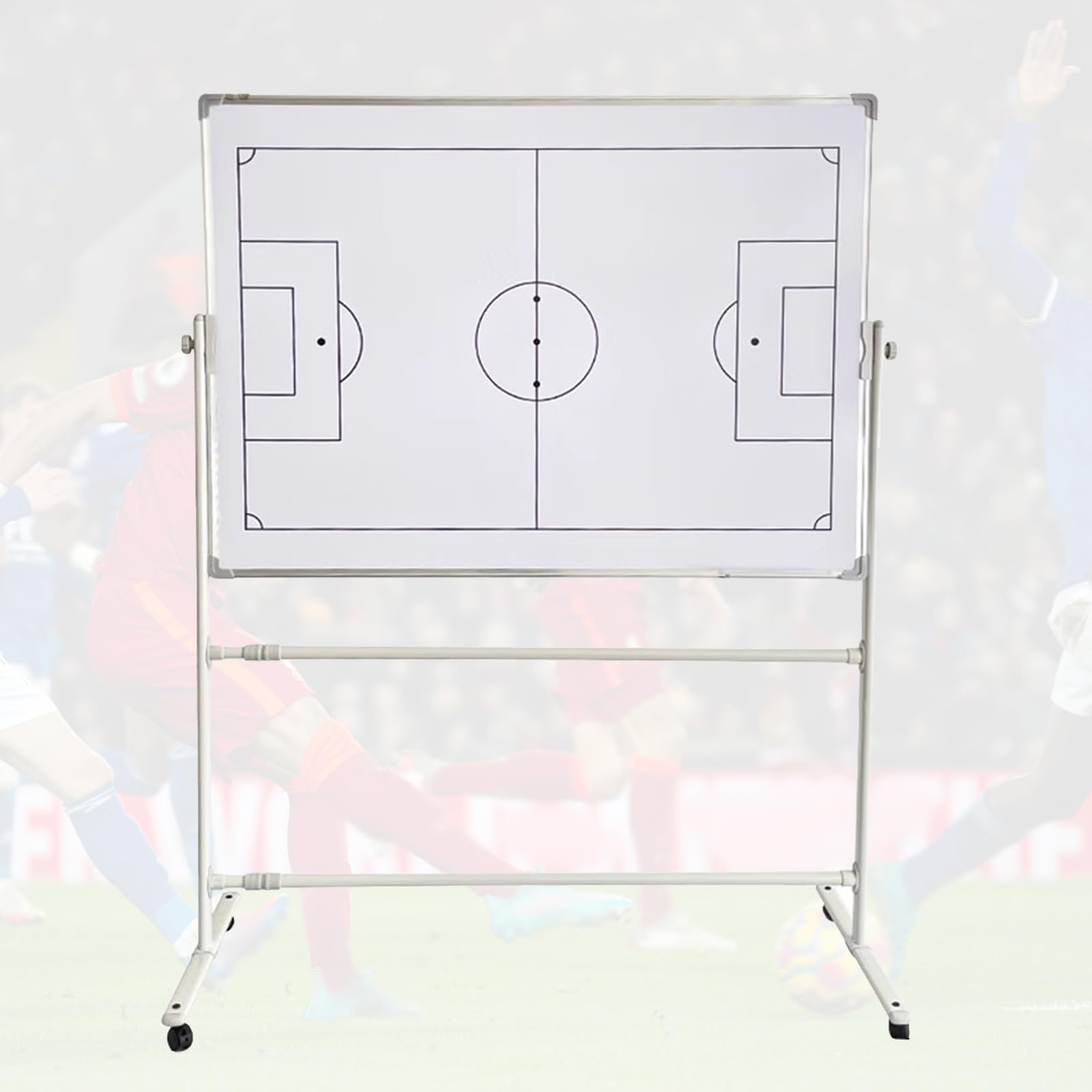 Großes Fußball-Trainingsbrett, Magnetisches Klemmbrett mit Rollen, Glatte Schreiboberfläche, Langlebiges Material, Leicht zu Tragen, Freie Anpassung, for das Training