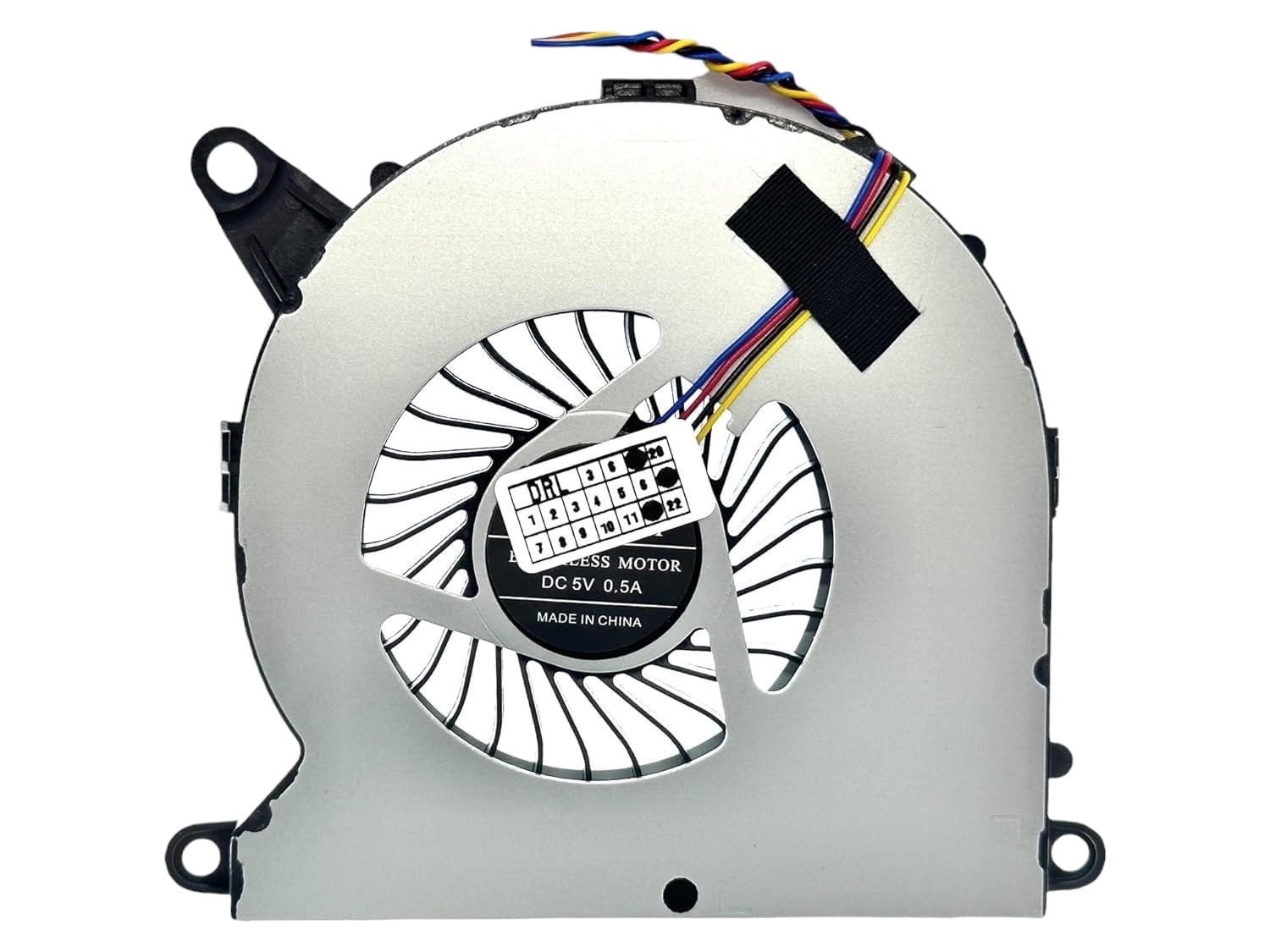 Set of 2x Cooling Fans compatible with Intel NUC8, NUC8i7BEH, NUC8i3BEH, NUC8i5BEH, PN: BSC0805HA-00, BAZB0808R5H DC 5V 0.5A
