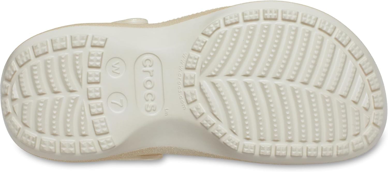Crocs Women's Classic Platform Glitter Clog - Image 3