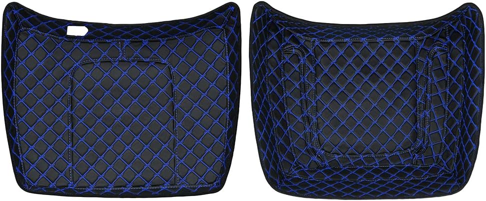 Tour Pack Liners Custom Stitching Liners Ideal for Harley King Tour Pack 2014-2026 Blue Thread Stitching Perfectly Fits Our Tour Pack