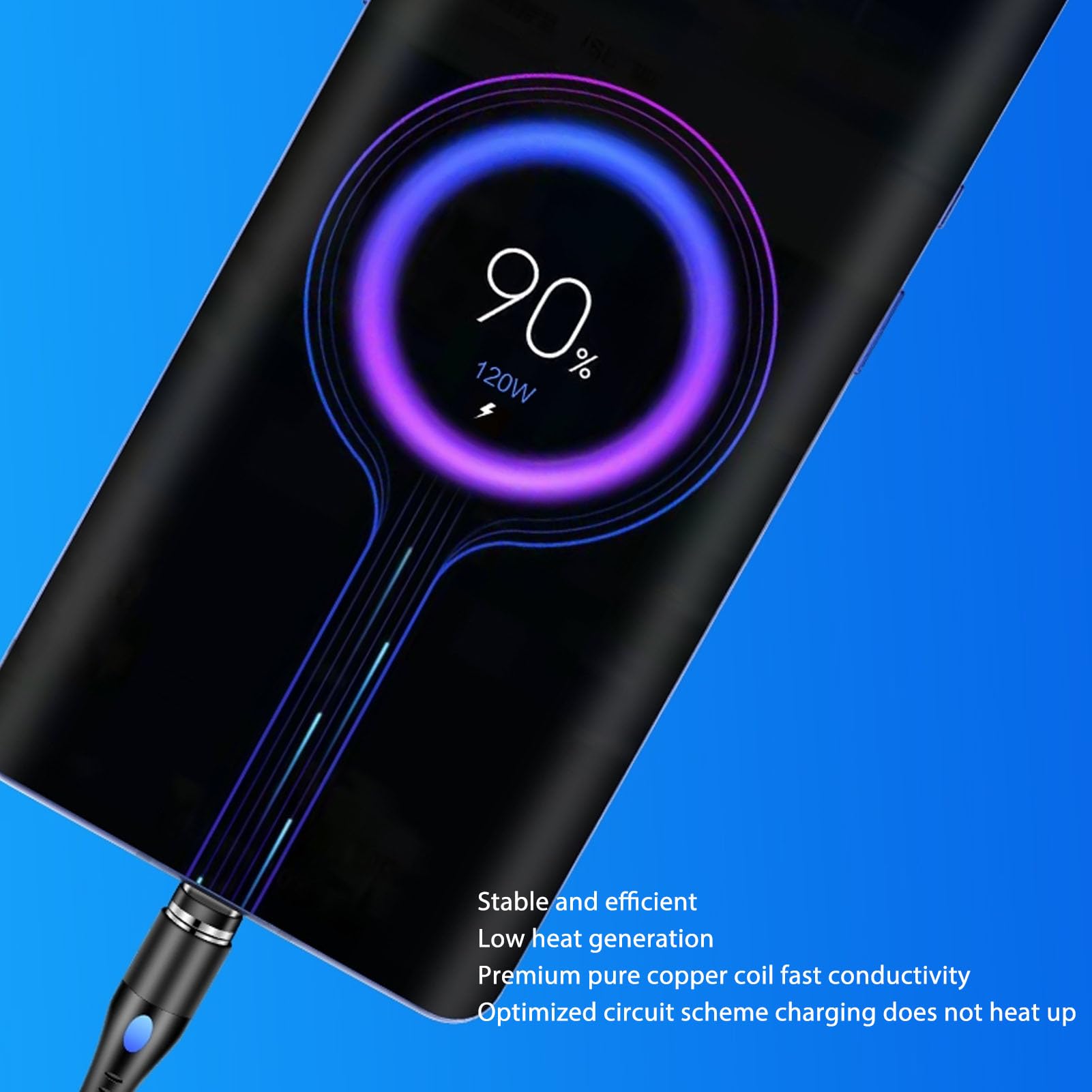 120W Type C Magnetic Wireless Charging Receiver for Galaxy A51 A40 A20E, 10W Wireless Charging Patch Magnetic Dual Purpose Back Sticker.