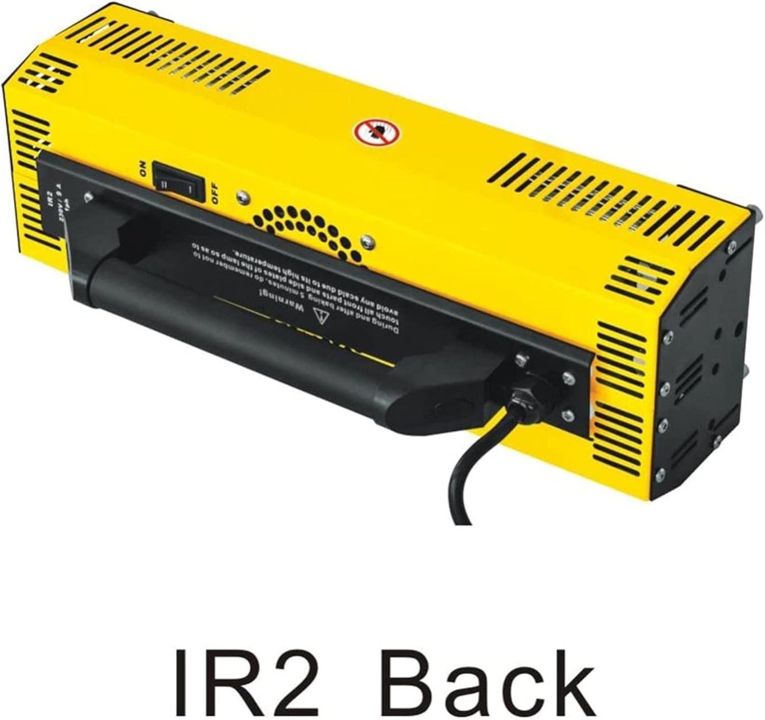 Infrared Paint Dryer - Short Wave Curing Lamp for Car Bodywork Repair - Fast-Drying Infrared Heater for Paint Finishing and Curing - Ideal for Automotive Use