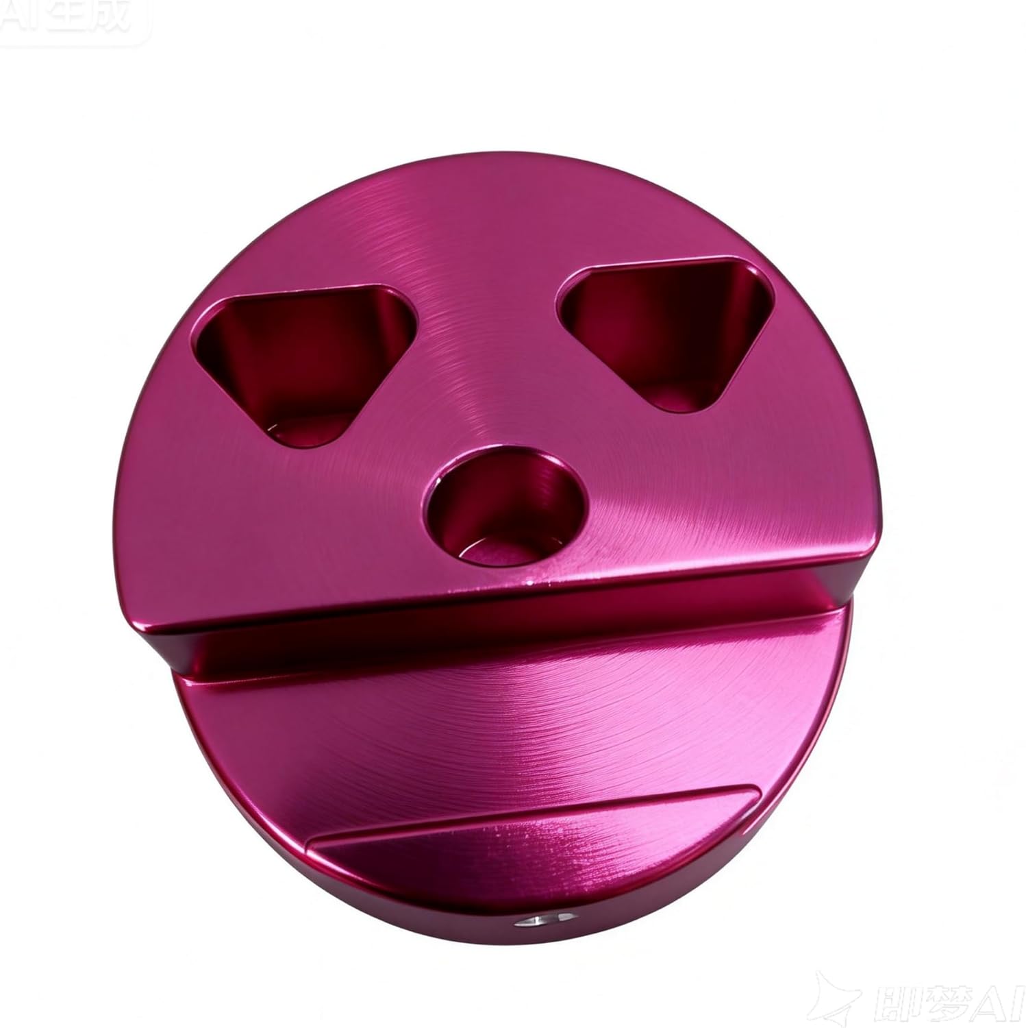 Multifunctional Stand - Phone/Tablet/Photo Album/Pen Display Stand with Bottle Opener and Mini Vase, Office & Home Desktop Decor, Fridge Magnet (Red)