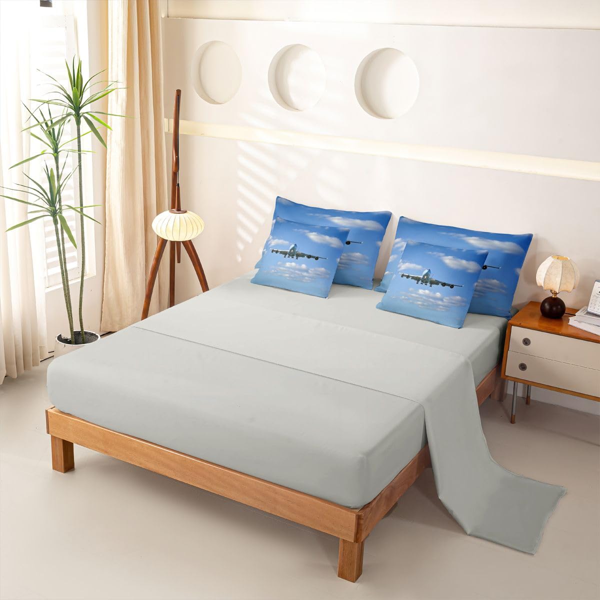 Homewish Flugzeug Bettwäsche 7teilig 200x200