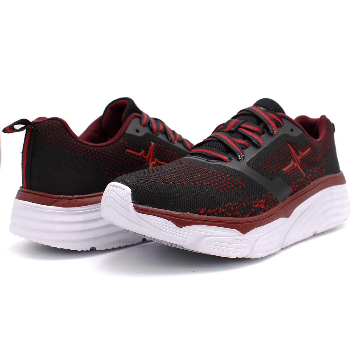 Laforst Womens Platform Xtreme Comfort Slip Resistant Sneaker Red 6.5