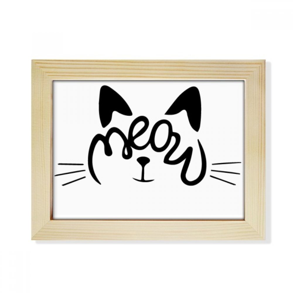 Marco de fotos de madera ideal para regalar a amantes de los gatos