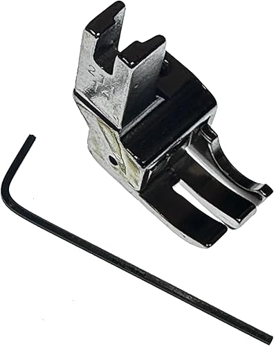 Presser Foot 211-14 - Pie compensador dual con calibre de tira. para máquinas de coser comerciales industriales. Compatible con modelos Juki DDL