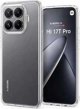 SİDE EYE - Xiaomi 17T Pro ile uyumlu Kılıf Şeffaf Kamera Korumalı Esnek Silikon Telefon Kılıfı Kapak