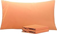 Vista 91 de NTBAY Juego de fundas de almohada estándar, paquete de 2 fundas de almohada de microfibra cepillada de 20 x 26 pulgadas, suaves, sin arrugas