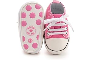Unisex Converse-Inspired Baby Girl Sneakers for Cozy First Steps