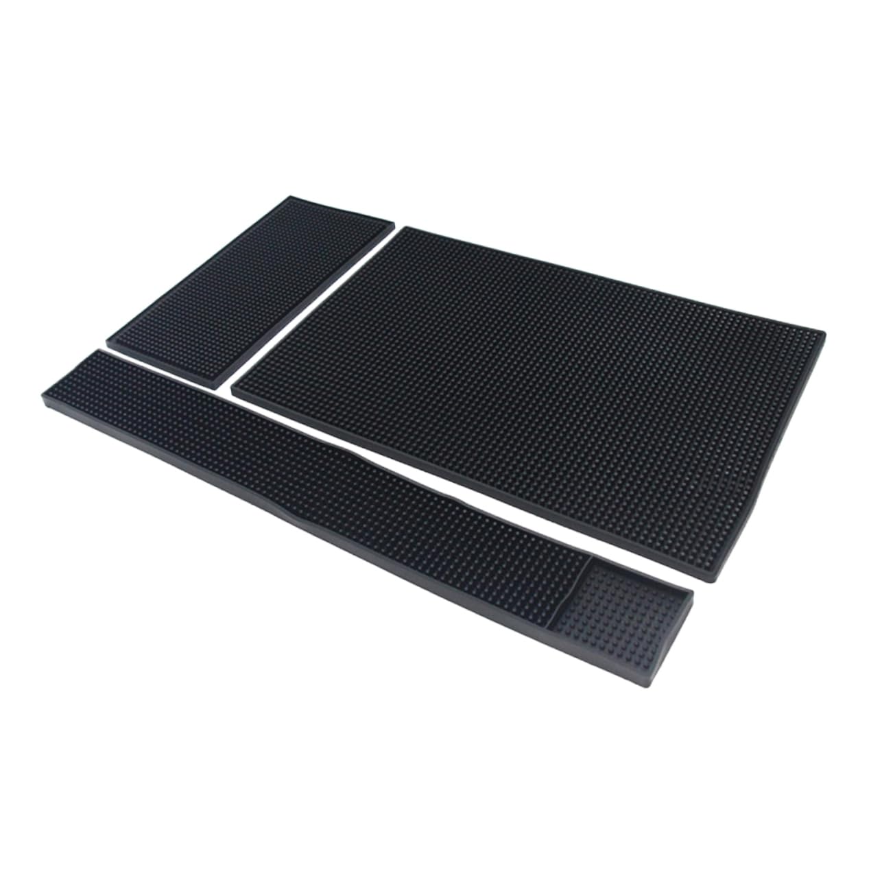 Almohadillas para barra de secado de silicona: tapete duradero para organizar tu vajilla
