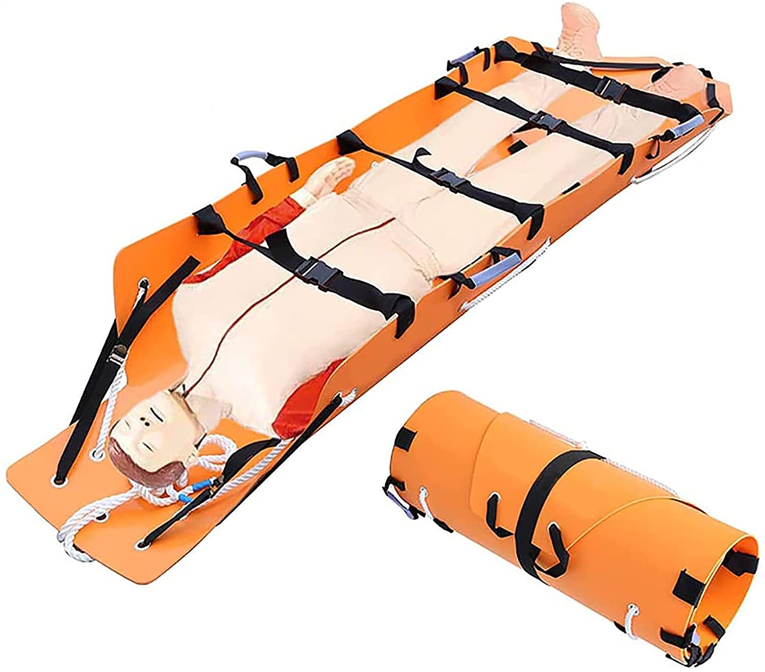 Portable Multifunctional Emergency Rescue Stretcher Lift Soft Stretcher Folding Roll Stretcher Mountain Rescue Stretcher Visit the xinhong Store