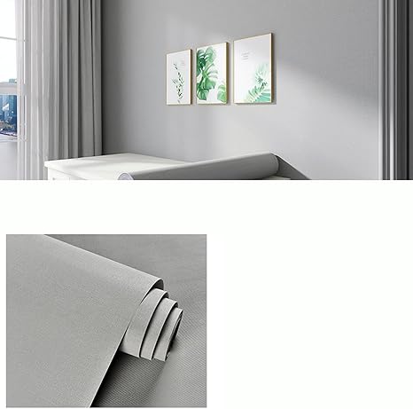 Amazon Co Jp 壁紙シール リメイクシート 無地 グレー 壁紙 シール つや消し のり付き壁紙 お部屋 剥がせる壁紙 壁用 防水壁紙 壁紙クロス 60cmx5m カッティングシート キッチン 60cm 10m 浴室 洗面所 机 テーブル 家具 リビング J 貼るだけ模様替え 張り替え Diy