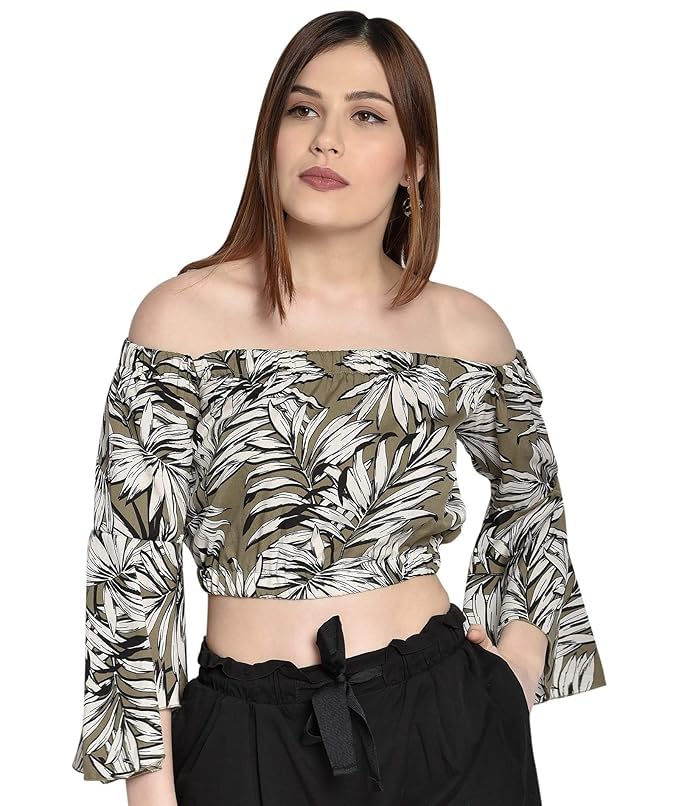 Women Polyester Off Shoulder Top-picture-51