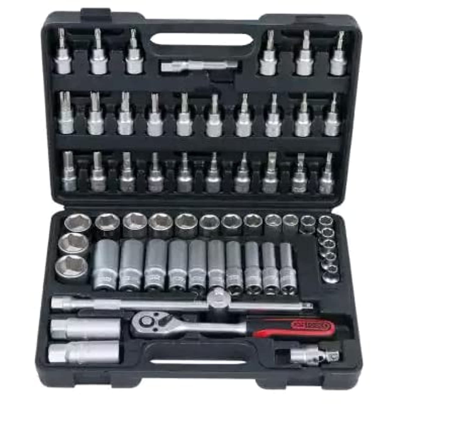 KS Tools 911.0661 3/8" Juego de Llaves de vaso, 61 pzs