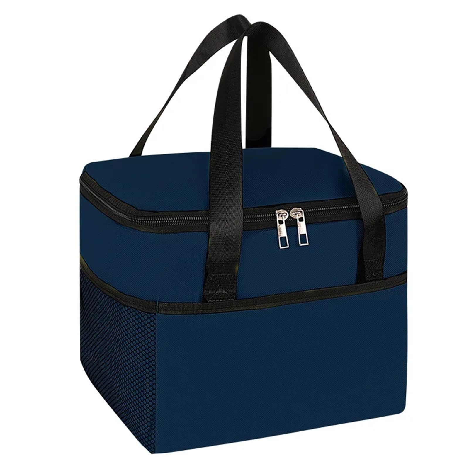 Lunch Tasche 2 stücke 8L Große Kapazität Picknick Thermische Mittagessen Taschen for Frauen Männer Reise Tragbare Eis Lebensmittel Kühler Lagerung Beutel isolierte Lieferung Tasche Für Büro, Picknick(