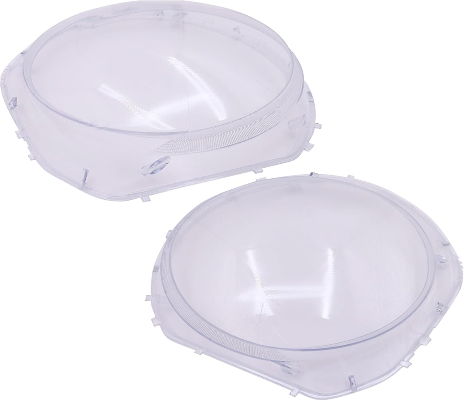 XQSMWF Pair Headlight Clear Headlamp Cover Lens + Seal Glue Compatible with Mini Cooper 2007 2008 2009 2010