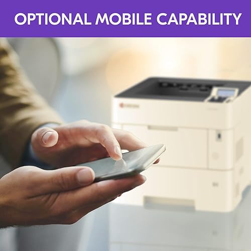 Miniatura 6 de KYOCERA ECOSYS PA5500x Impresora láser monocromática, 57 ppm, 600 x 600 dpi y hasta 1200 ppp fina, bandeja de 600 hojas, 100 hojas MPT, dúplex, LCD