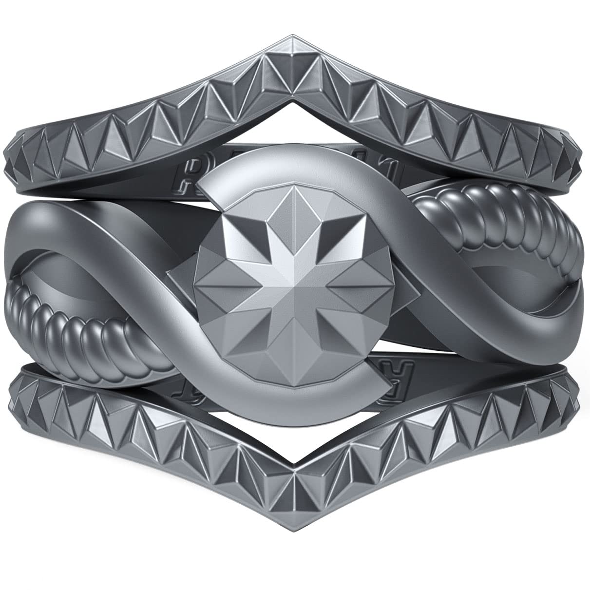 Silicone Rings for Women - Engagement or Promise Ring & Stackable Set - Womens Rubber Wedding Rings & Silicone Wedding Bands - Patented Design