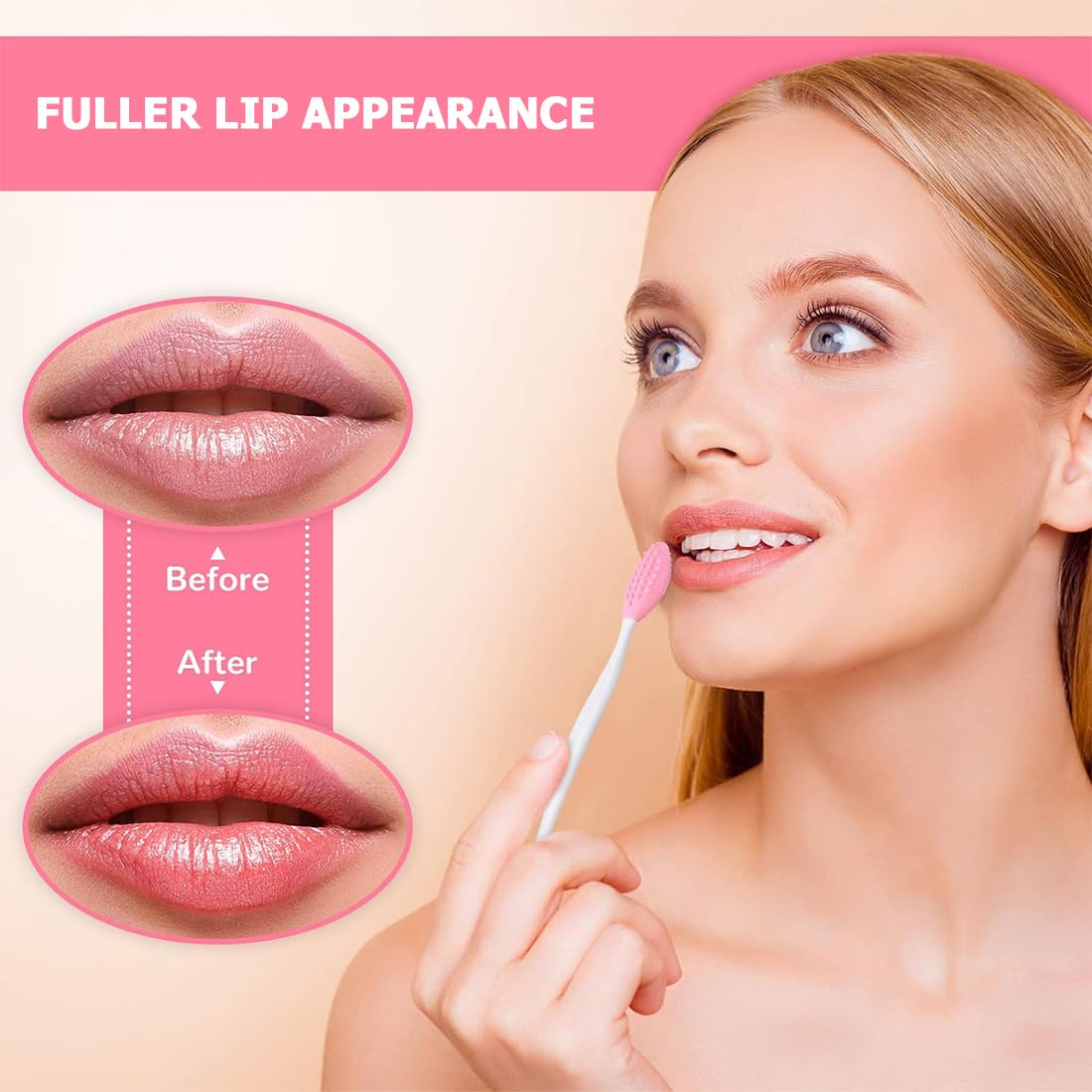 Set de 7 piezas: cepillos exfoliantes de silicona de doble cara para labios oscuros, hombres y mujeres, Cuida tus labios con el mini cepillo exfoliante para labios