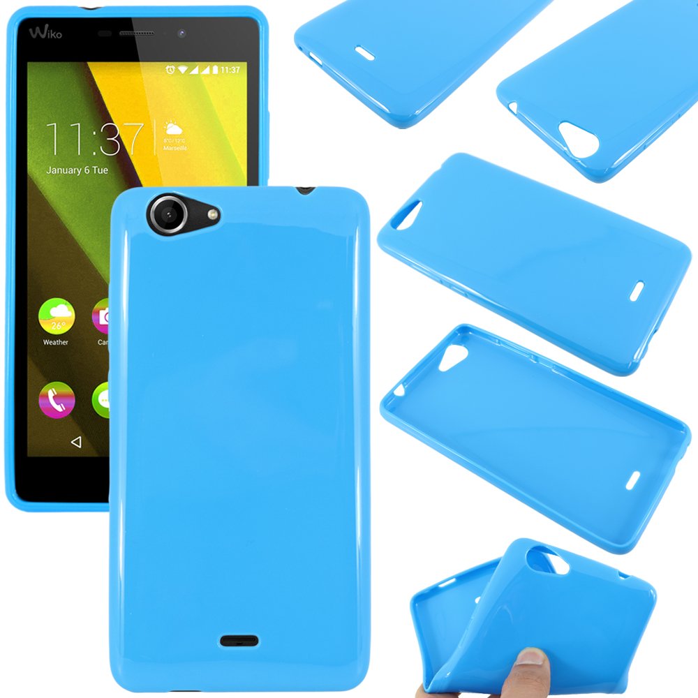 Per WIKO PULP FAB 4G COVER CUSTODIA TRASPARENTE TPU + PELLICOLA VETRO