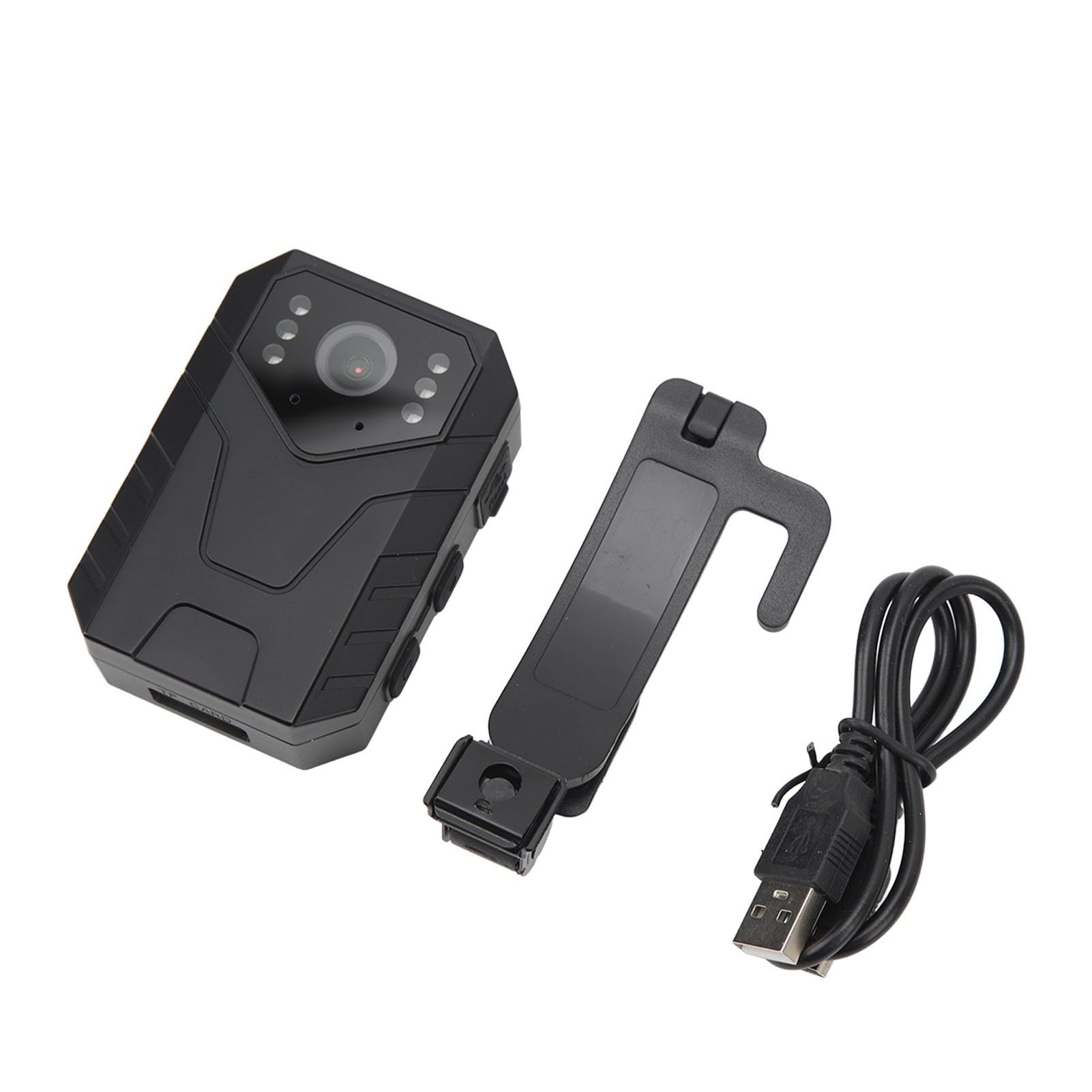 4K Clip Camera con Clips, Riproduzione dei Colori HD, Telecamera di Sorveglianza Visione Notturna per Verifica di Sicurezza, Registrazione Studio, Inchiesta Intervista
