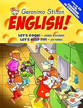 Hardcover Geronimo Stilton English! 10: 10: ¡Vamos a cocinar!, ¡En forma! [Spanish] Book