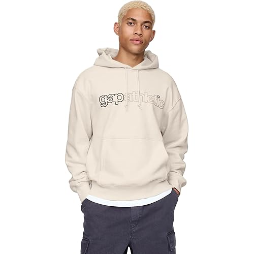 GAP mens Logo Fleece Hoodie