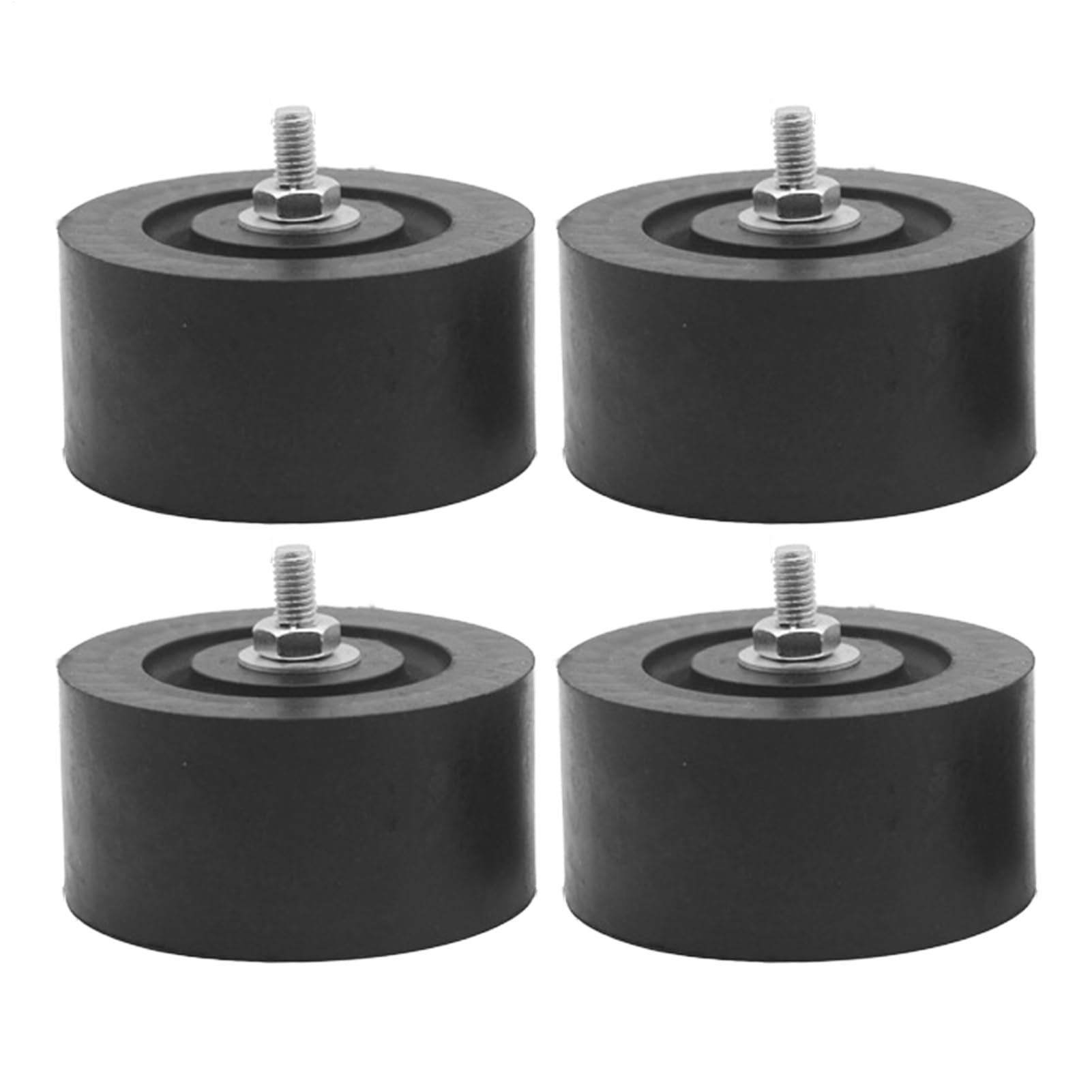 Almohadillas antivibración de goma para aire acondicionado exterior y soporte de compresor 4 pcs