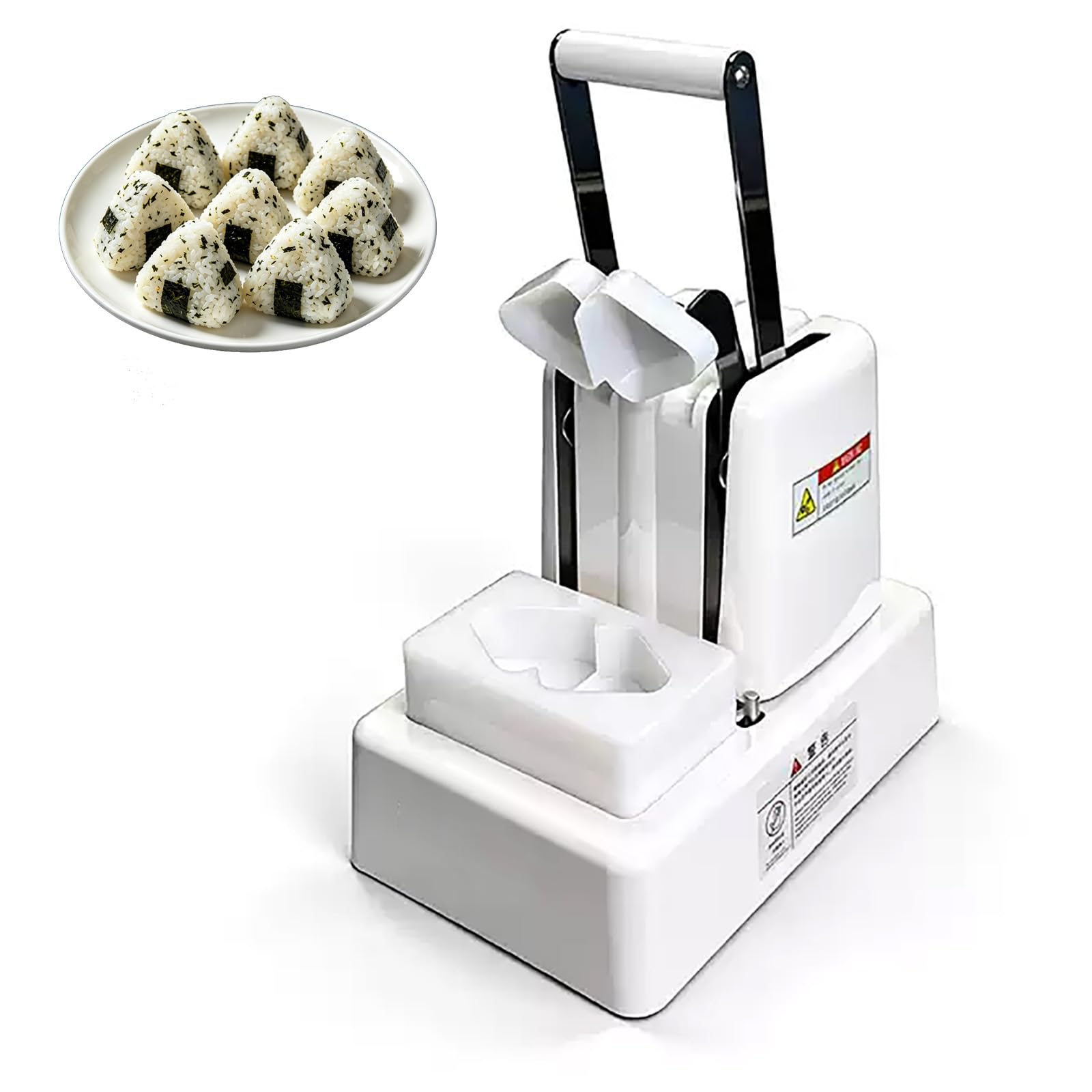 XNXYSMKJ Triangle Sushi Rice Ball Maker, Manual Triangular Rice Ball Press, Rice Ball Size: 73X36MM, Non-stick Mold, Uniform Pressure, Good Taste, for Convenience Stores